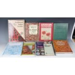 A collection of reference books relating to lace, quilting, embroidery and other textiles.This lot