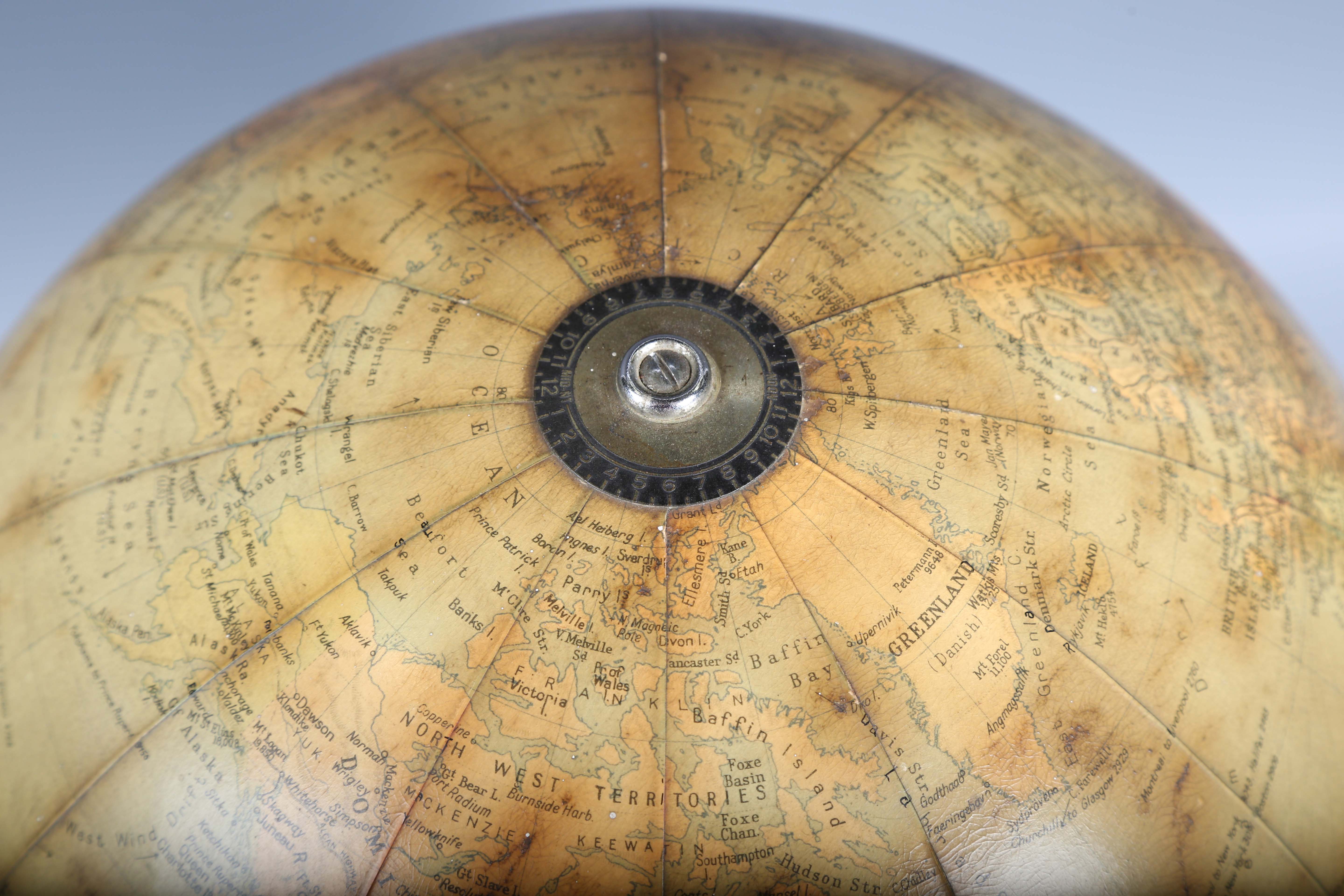 A mid-20th century Georama Ltd library globe, detailed 'Specialists in Illuminated Globes', diameter - Image 11 of 11