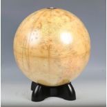 A mid-20th century Georama Ltd library globe, detailed 'Specialists in Illuminated Globes', diameter