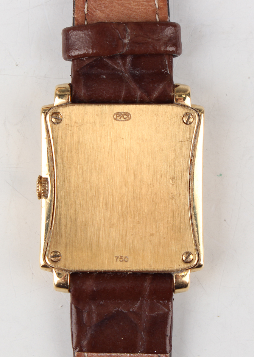 A Patek Philippe Gondolo 18ct gold lady's wristwatch, Ref. 4824, with signed jewelled E15 caliber - Image 5 of 7