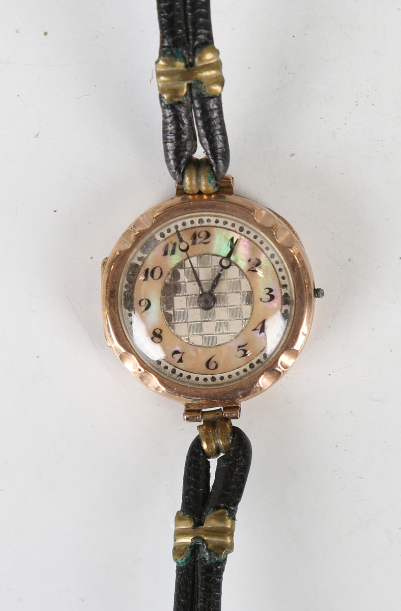 An Omega gilt metal circular cased lady's wristwatch, circa 1958, with signed jewelled 244 caliber - Image 4 of 7