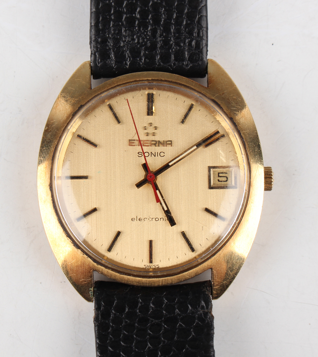 An Eterna-matic Centenaire 18ct gold circular cased gentleman's wristwatch, the signed jewelled - Image 6 of 12