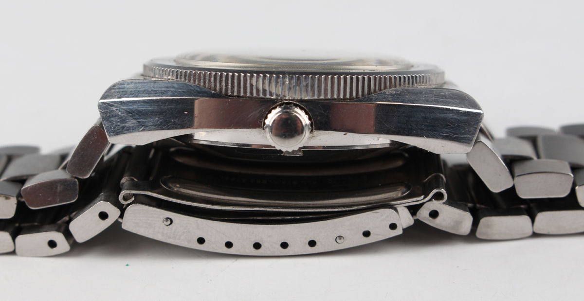 An Orion steel backed diver's style gentleman's wristwatch with unsigned E.B. movement, the signed - Image 3 of 15