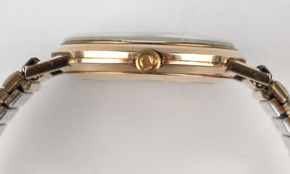 An Omega 9ct gold circular cased gentleman's wristwatch, the signed silvered dial with gilt baton - Image 4 of 5