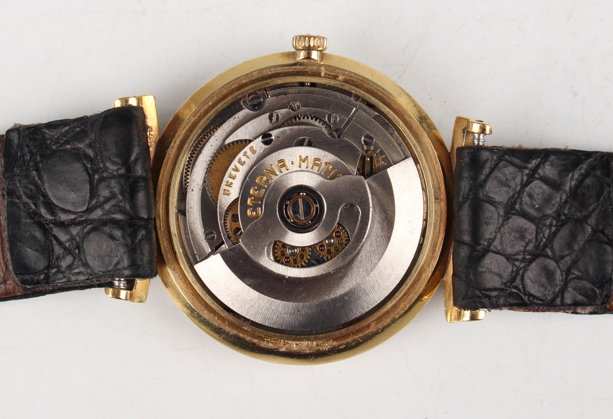 An Eterna-matic Centenaire 18ct gold circular cased gentleman's wristwatch, the signed jewelled - Image 11 of 12
