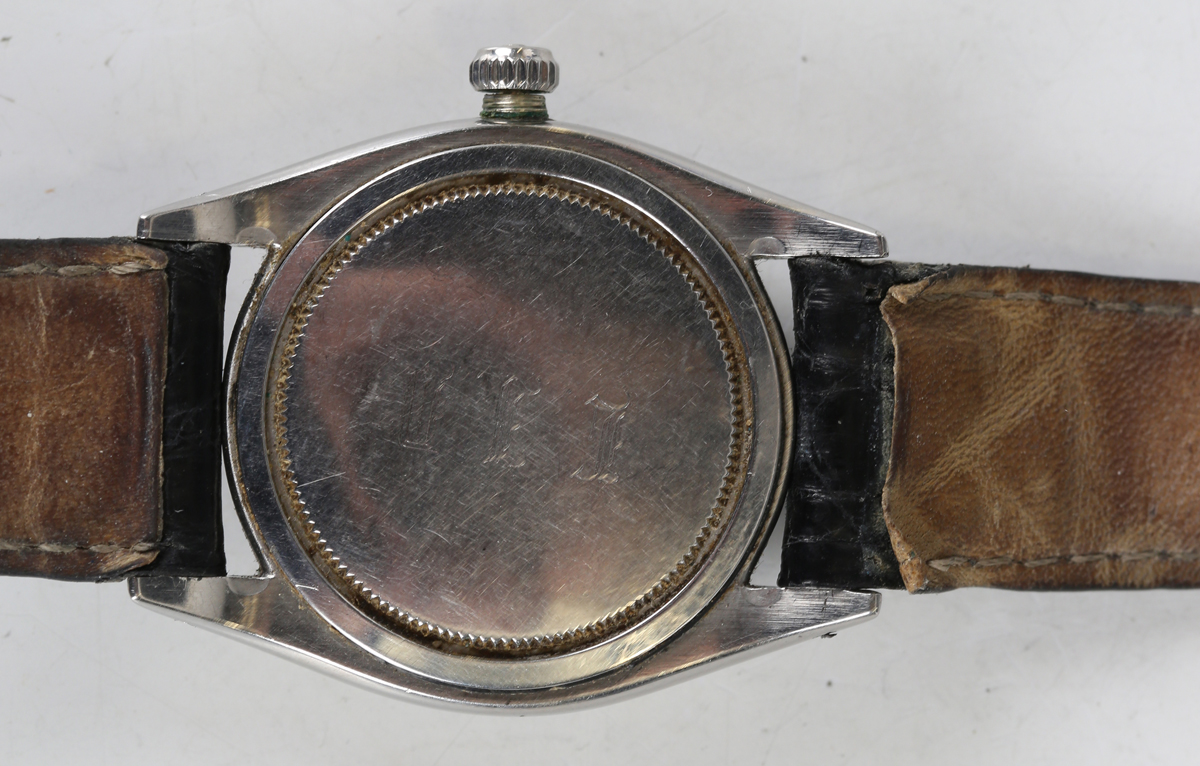 A Rolex Oysterdate Precision stainless steel cased gentleman's wristwatch, Ref. 6494, circa 1954, - Image 10 of 10