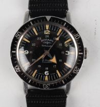 A Rotary Aquaplunge Rotamatic stainless steel cased gentleman's wristwatch with unsigned jewelled