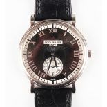 A Patek Philippe Genève 18ct white gold circular cased gentleman's wristwatch, Ref. 5022, the signed