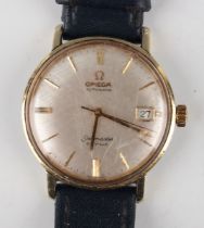 An Omega Automatic Seamaster De Ville gilt metal fronted and steel backed gentleman's wristwatch,