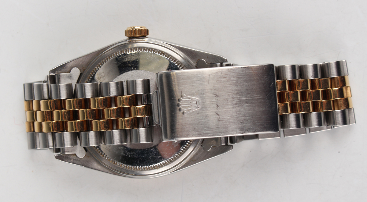 A Rolex Oyster Perpetual Datejust stainless steel and gold gentleman's bracelet wristwatch, Ref. - Image 3 of 5