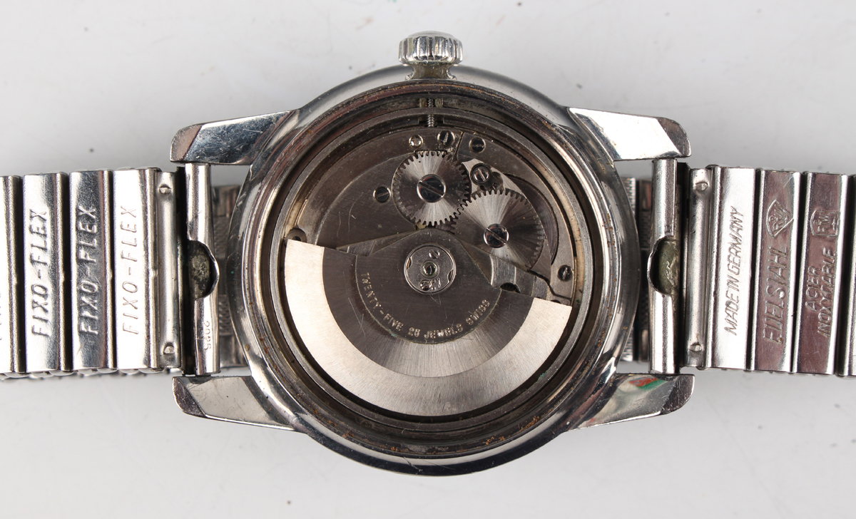 An Orion steel backed diver's style gentleman's wristwatch with unsigned E.B. movement, the signed - Image 10 of 15
