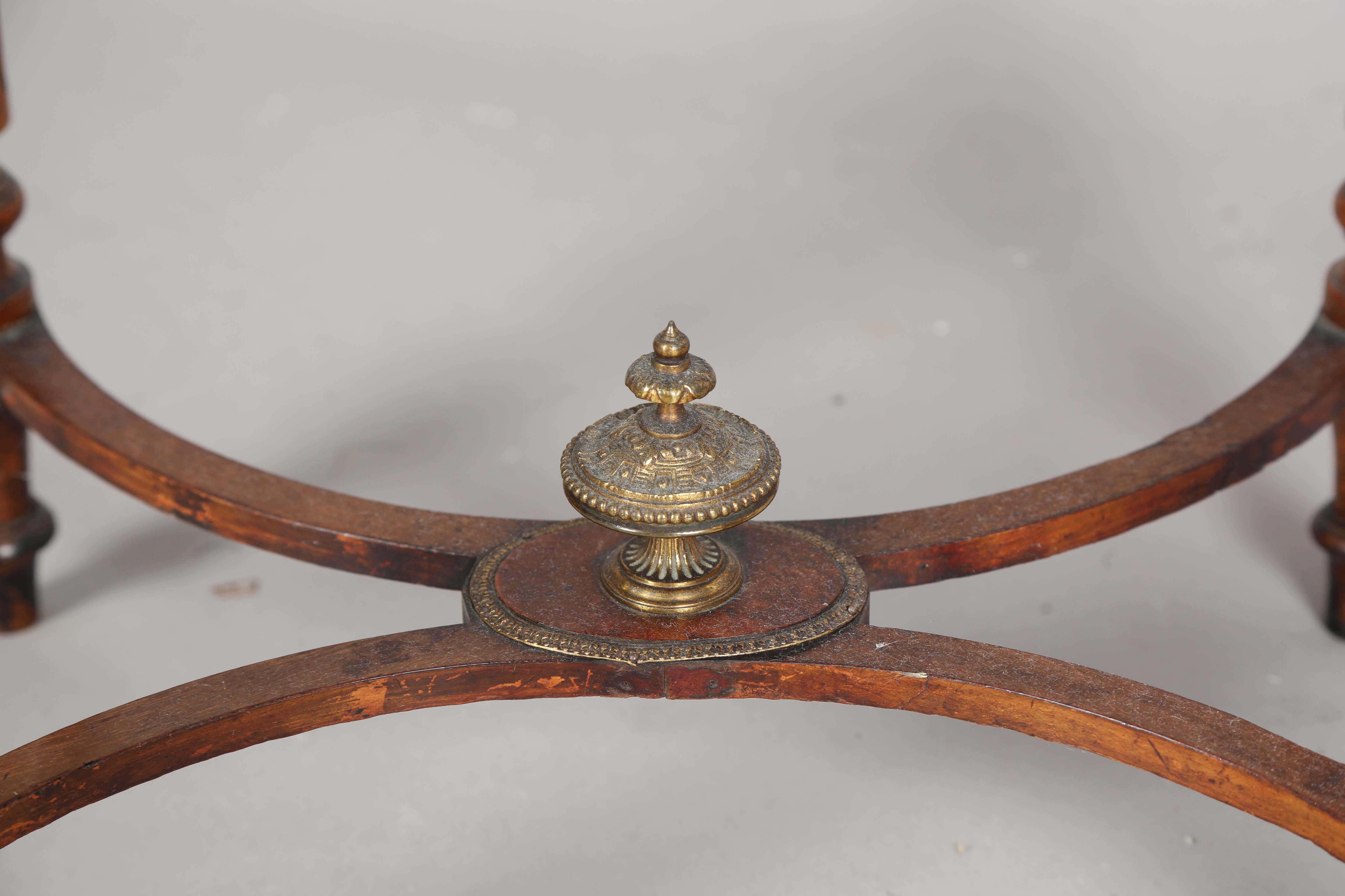 A late 19th century French mahogany and gilt metal mounted poudreuse dressing table, height 70cm, - Image 5 of 19