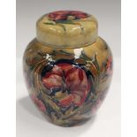 A Moorcroft Spanish pattern ginger jar and cover, circa 1912-1916, impressed marks and green painted