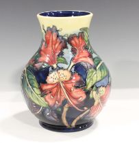 A Moorcroft Simeon pattern vase, dated 2000, designed by Philip Gibson, impressed and painted