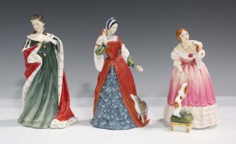 Two Royal Doulton limited edition Queens of the Realm figures, comprising Queen Victoria, HN3125,