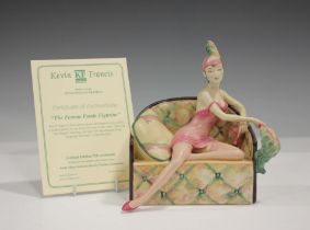 A Kevin Francis limited edition figure La Femme Fatal, modelled by Andy Moss, No. 446 of 750, with