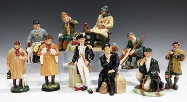 Ten Royal Doulton figures, comprising The Captain, HN2260, The Huntsman, HN2492, The Laird,