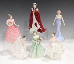 A Royal Worcester figure of Queen Elizabeth II, in celebration of her 80th birthday, dated 2006,