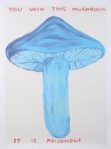 David Shrigley - 'You Win This Mushroom, It is Poisonous' and 'They Were Too Long, They Were Much