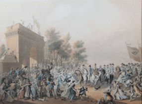 Richard Reeve and John Hill, after John Massey Wright - 'The Triumphal Entry of the Allied