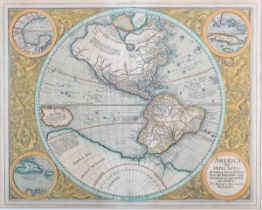 Michael Mercator - 'America Sive India Nova' (Map of the Western Hemisphere including the