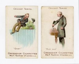 A large collection of cigarette and trade cards in seven albums and loose, including 5 Faulkner '