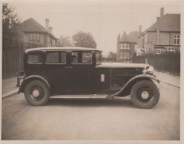 CROSSLEY. A collection of 49 photographs and 6 postcards of Crossley motorcars, the majority of