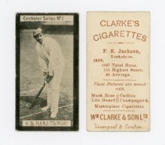 A part-set of 29 (of 30) Wm Clarke 'Cricketer Series' cigarette cards circa 1901, missing number