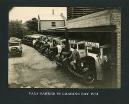 COMMERCIAL VEHICLES. A collection of 24 photographs of vans and other commercial vehicles, most