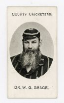 A Taddy 'County Cricketers' cigarette card circa 1907 of 'Dr W.G. Grace' with Imperial back.Buyer’