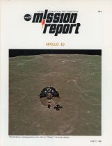SPACE. A NASA Mission Report for Apollo 10, dated June 17th 1969, accompanied by 4 black and white