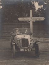 CITROEN. A collection of approximately 76 photographs and 5 postcards of Citroën motorcars, the