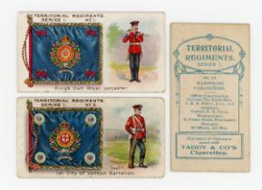 A set of 25 Taddy 'Territorial Regiments' cigarette cards circa 1908.Buyer’s Premium 29.4% (