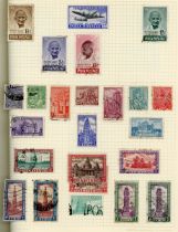 Indian and Indian States in two albums from 1854 imperfs, George V up to 25 rupees used,