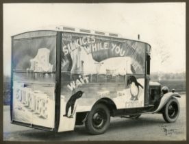 COMMERCIAL VEHICLES. An album containing 27 photographs, many by Musto of Leytonstone, 17cm x 21.