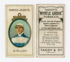 A set of 25 Taddy 'Famous Jockeys (with frames)' cigarette cards circa 1905.Buyer’s Premium 29.4% (