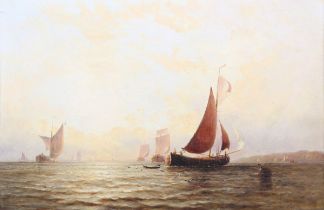 George Stainton - 'Paull on the Humber', 19th century oil on canvas, signed recto, titled verso,