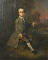 William Smith of Chichester - Full Length Portrait of Master Joseph Godman, wearing an Oyster-grey