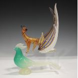 An Ercole Barovier Murano glass model of an animal for Barovier & Toso, mid-20th century, the