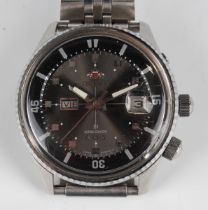 An Orient King Diver 21 automatic stainless steel cased gentleman's wristwatch with signed and