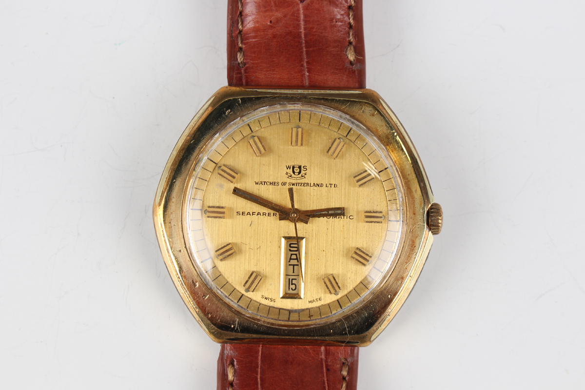 A Watches of Switzerland Ltd Seafarer Automatic gilt metal fronted and steel backed gentleman's - Image 8 of 8