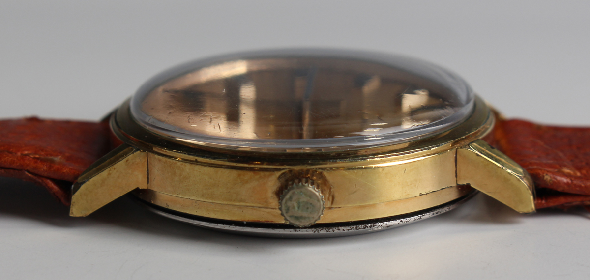 A Baume & Mercier Genève Tronosonic gilt metal fronted and steel backed gentleman's wristwatch, - Image 4 of 7