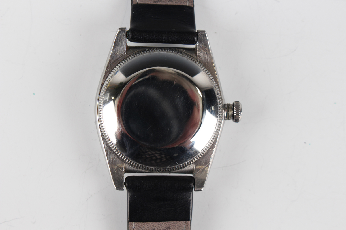 A Rolex Oyster Perpetual stainless steel cased gentleman's wristwatch, Ref. 2940, circa 1946, the - Image 4 of 7