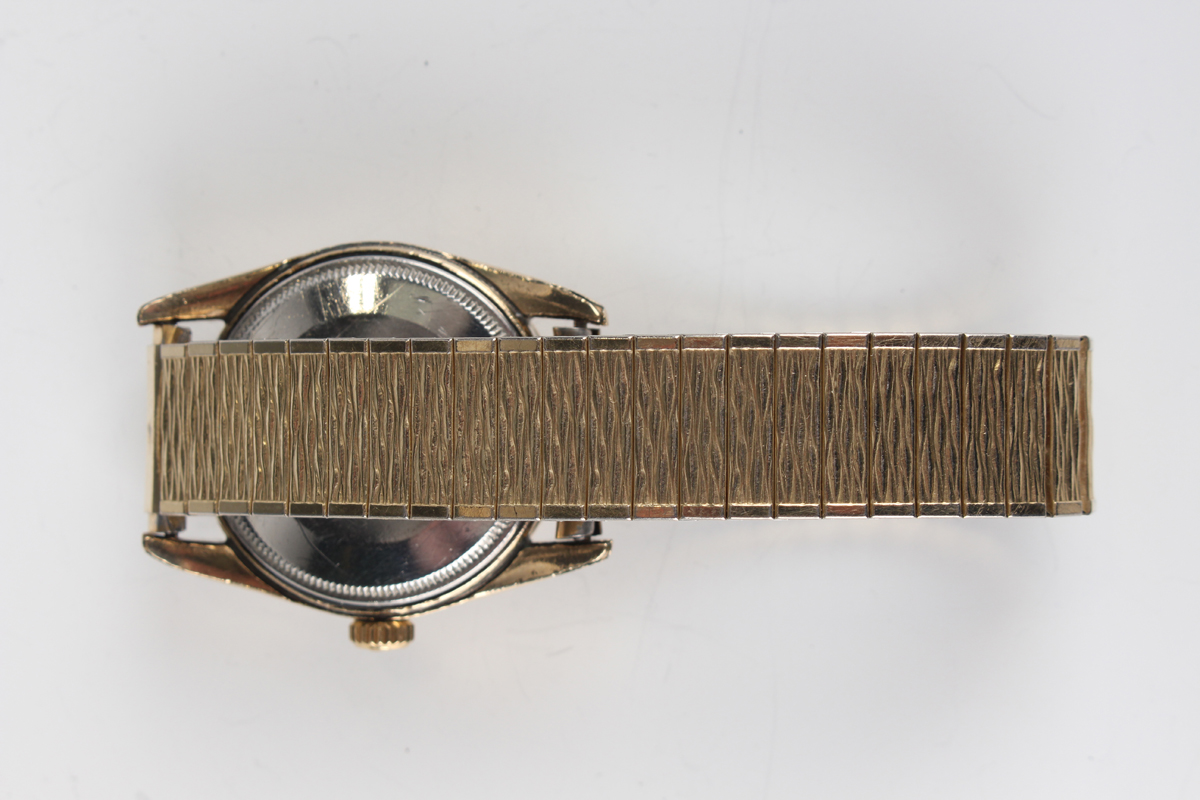 A Rolex Oyster Perpetual Air-King gilt metal fronted and steel backed gentleman's wristwatch, Ref. - Image 2 of 7