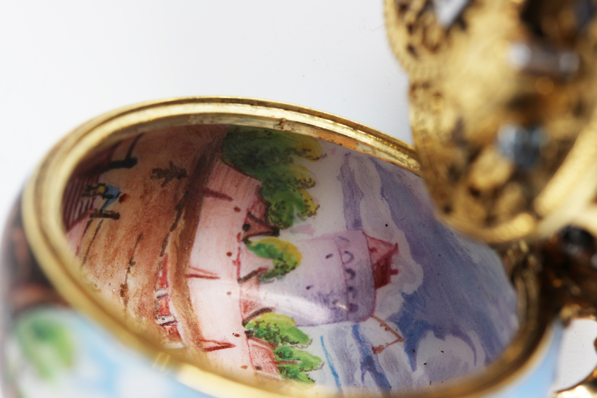 An 18th century and later enamelled cased keywind gentleman's pocket watch, the gilt fusee - Image 14 of 24