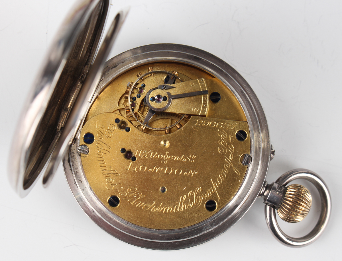 An MoD issue chrome plated base metal cased keyless wind open faced gentleman's pocket watch, the - Image 11 of 18