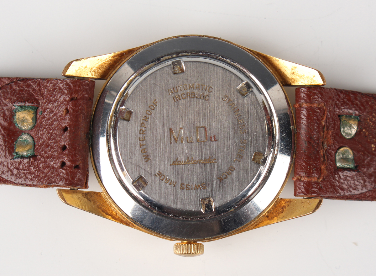 A Smiths De Luxe chrome plated and steel backed gentleman's wristwatch with unsigned jewelled - Image 12 of 15