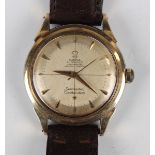 An Omega Seamaster Constellation Automatic steel and gilt gentleman's wristwatch, the signed