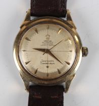 An Omega Seamaster Constellation Automatic steel and gilt gentleman's wristwatch, the signed