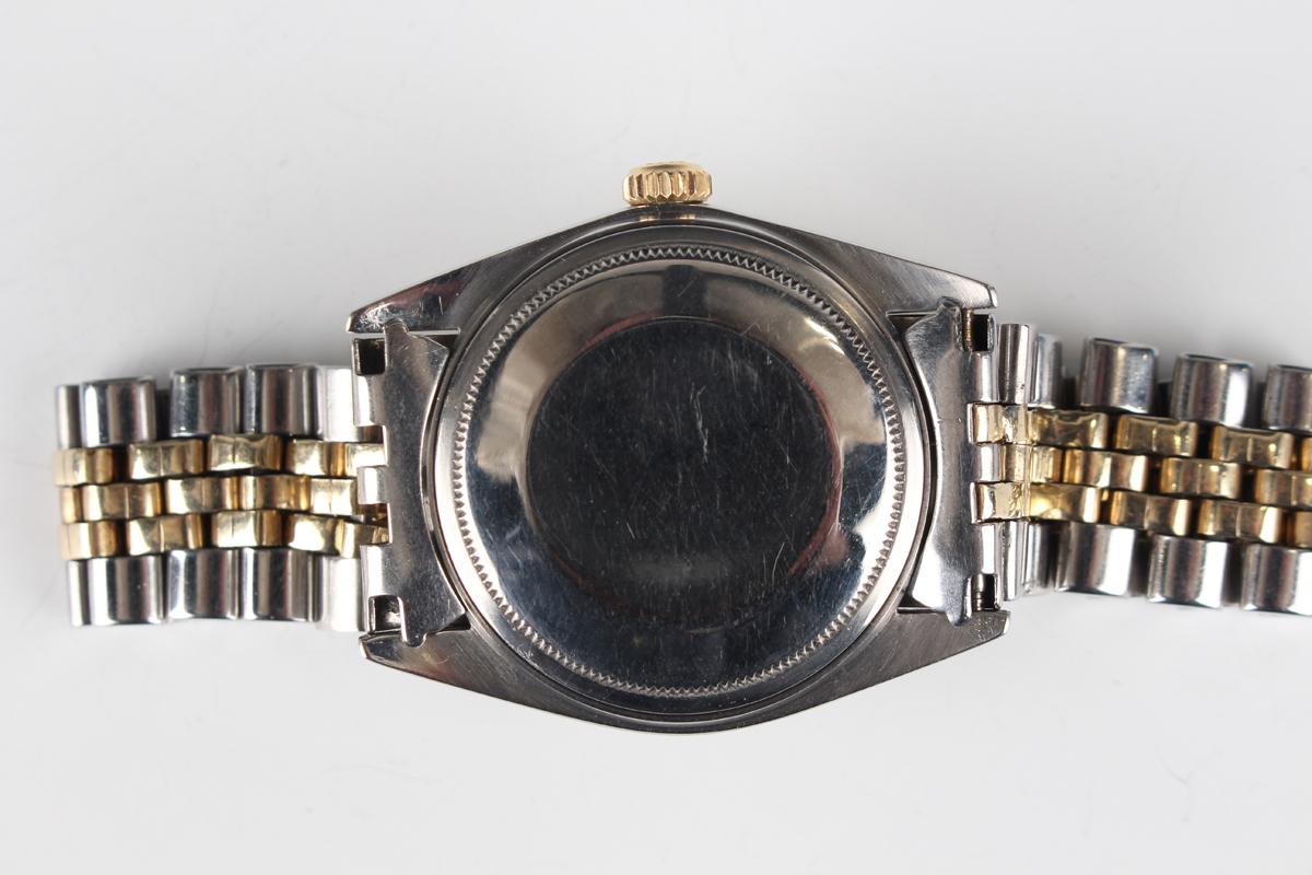 A Rolex Oyster Perpetual Datejust stainless steel and gold gentleman's bracelet wristwatch, Ref. - Image 5 of 9